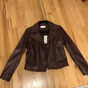 New REISS leather jacket
